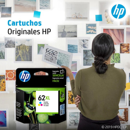 Cartucho Hp 62xl Tricolor